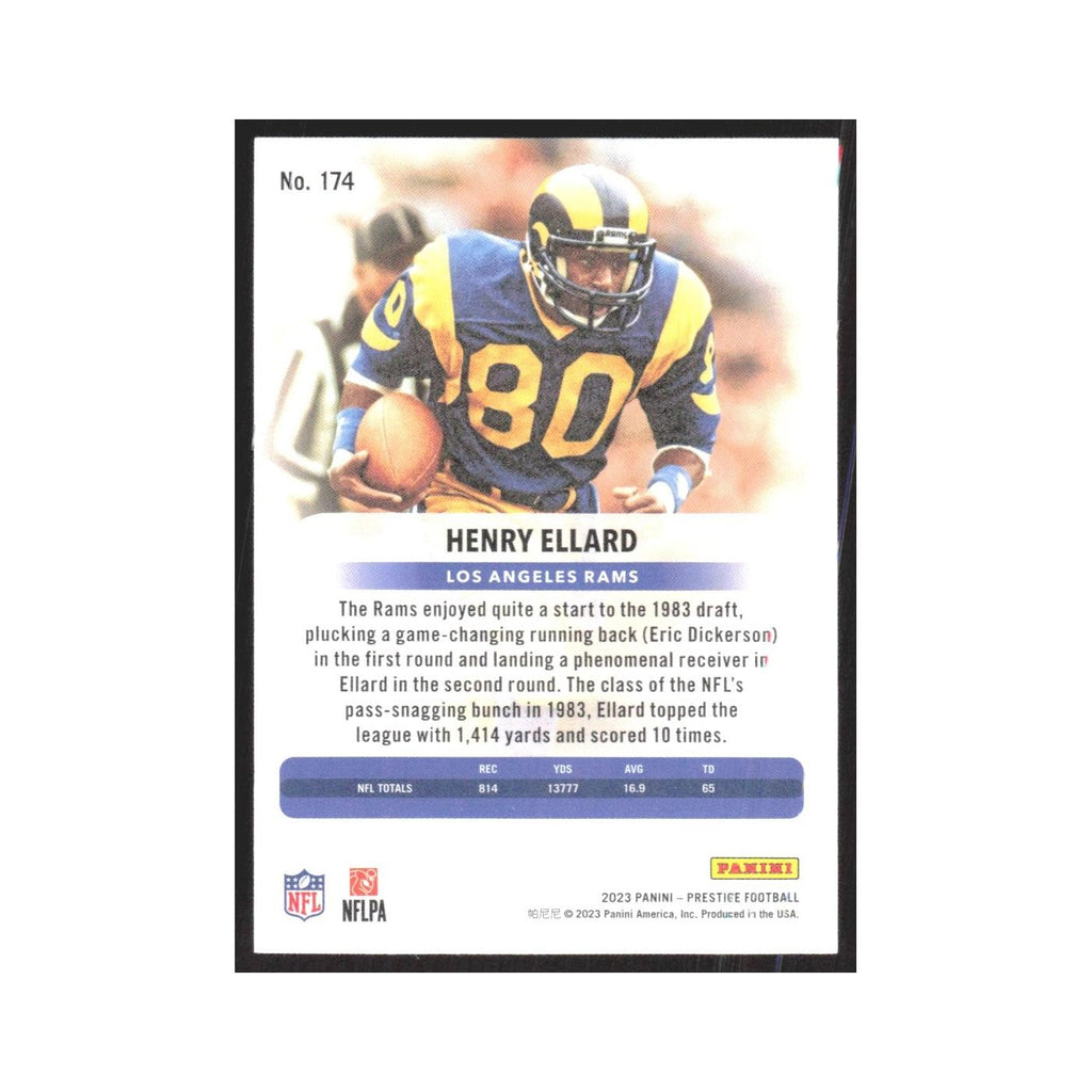 2023 Panini Prestige Henry Ellard Rams #174
