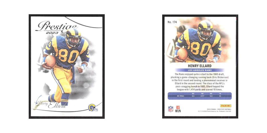 2023 Panini Prestige Henry Ellard Rams #174
