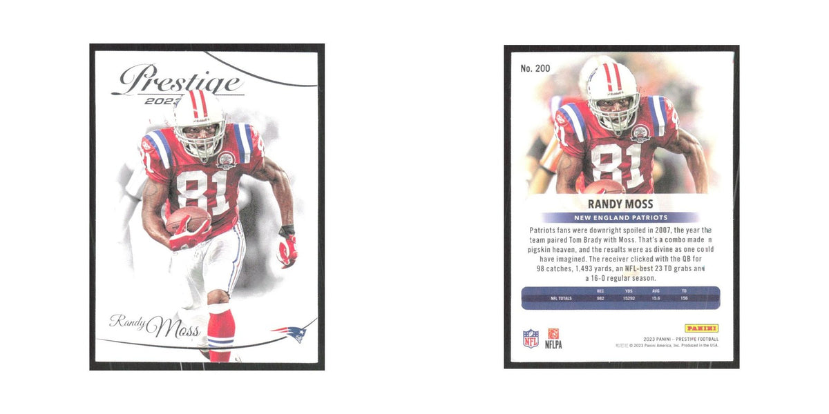 2023 Panini Prestige Randy Moss Patriots #200.0