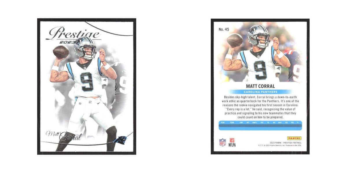 2023 Panini Prestige Matt Corral Panthers #45