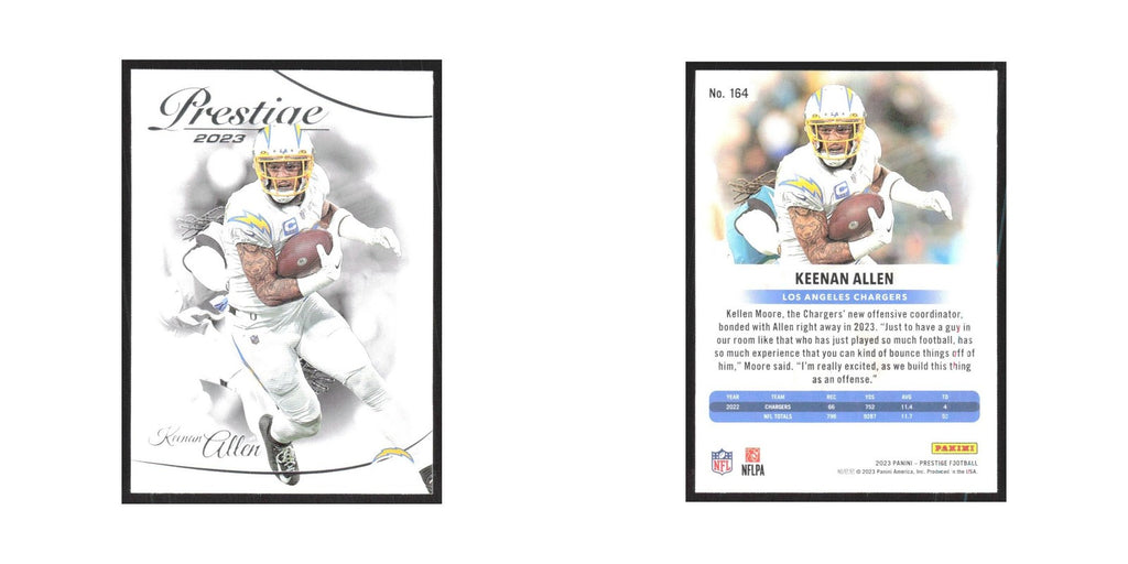 2023 Panini Prestige Keenan Allen Chargers #164