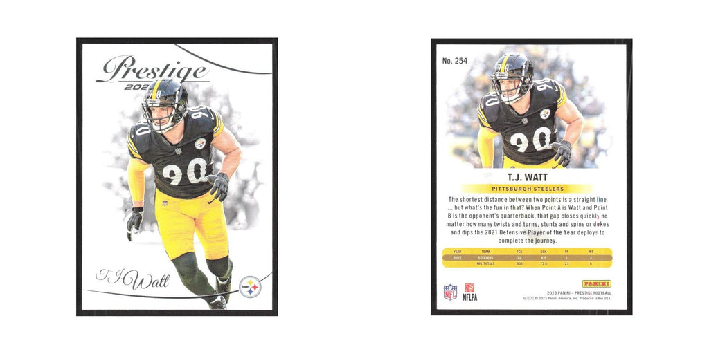 2023 Panini Prestige T.J. Watt Steelers #254