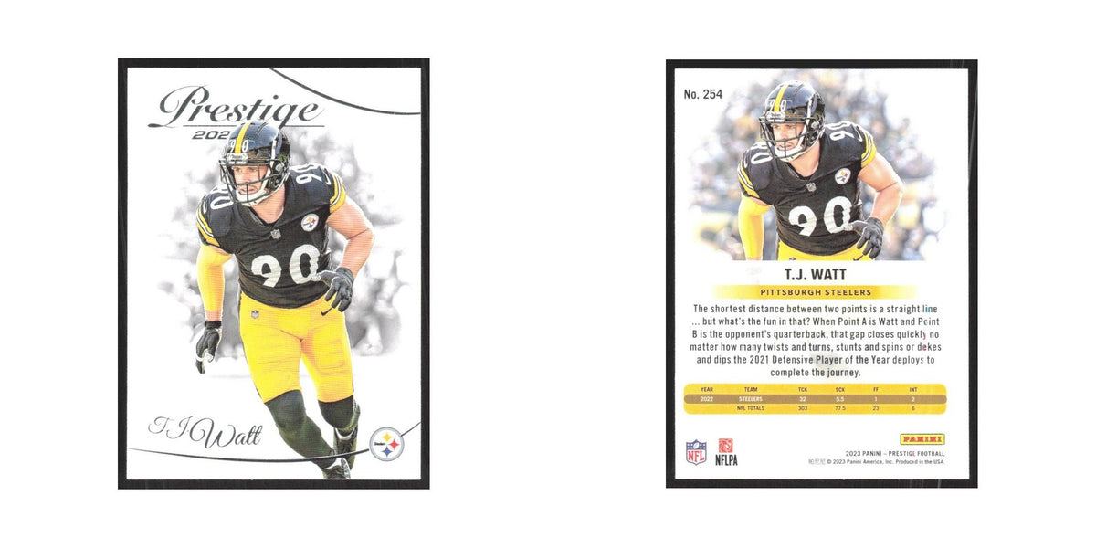 2023 Panini Prestige T.J. Watt Steelers #254