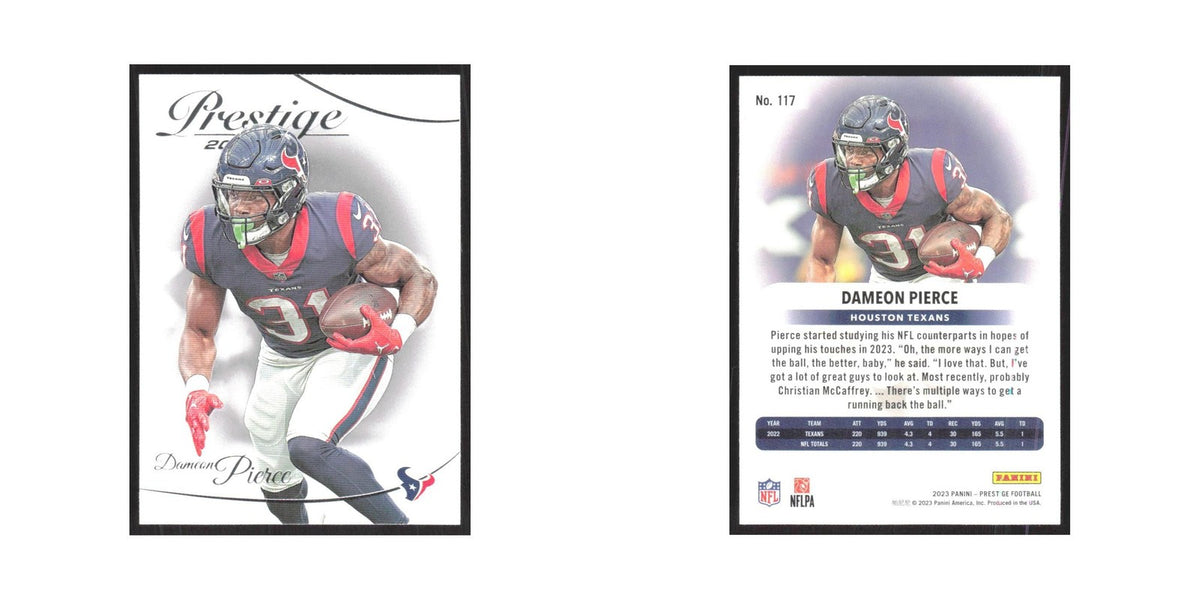 2023 Panini Prestige Dameon Pierce Texans #117