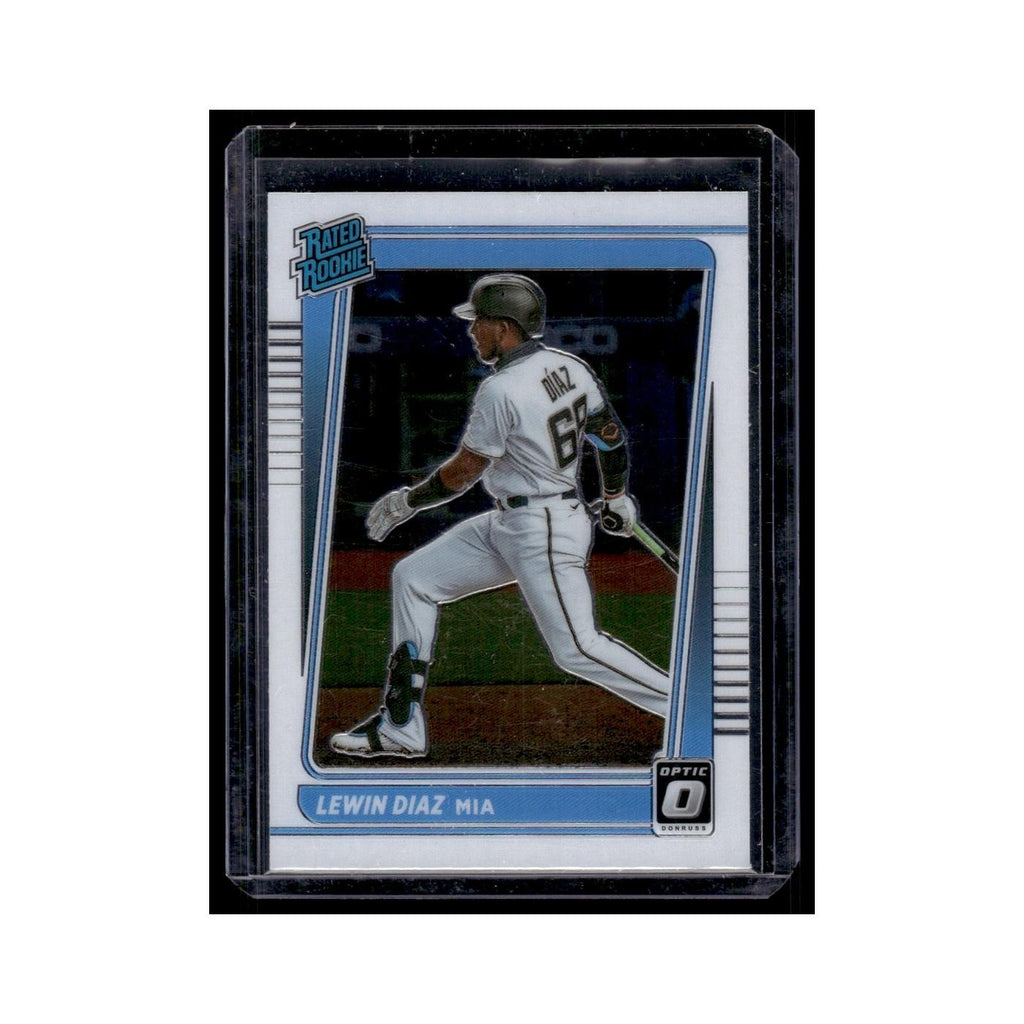 Lewin Diaz 2021 Donruss Optic Rated Rookie #98 Miami Marlins Baseball Card NM