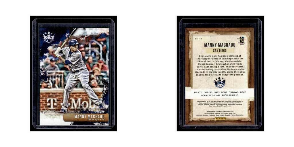 Manny Machado 2019 Panini Diamond Kings #149 San Diego Padres Baseball Card NM