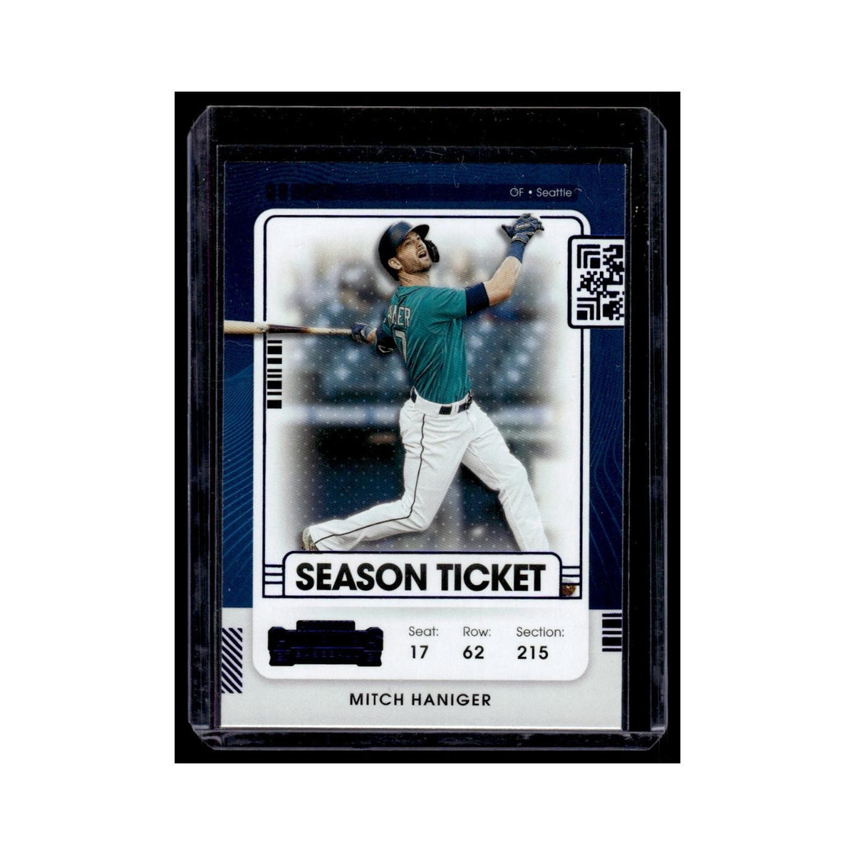 Mitch Haniger 2021 Panini Contenders #83 Seattle Mariners Baseball Card NM