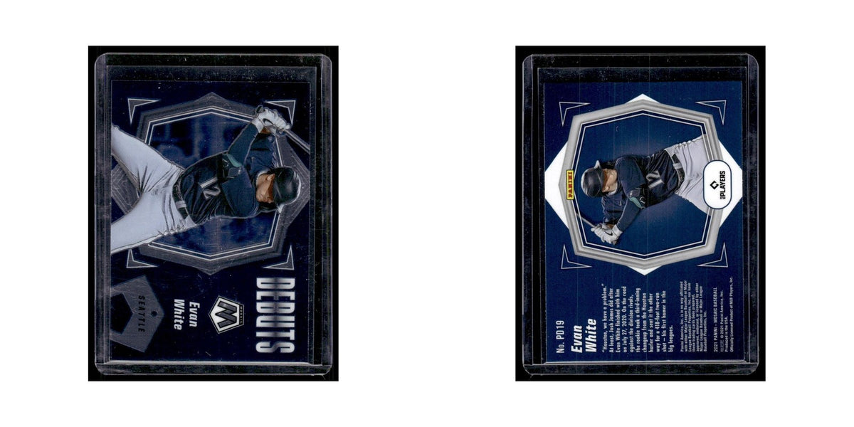 Evan White 2021 Panini Mosaic #PD19 Seattle Mariners Baseball Card NM