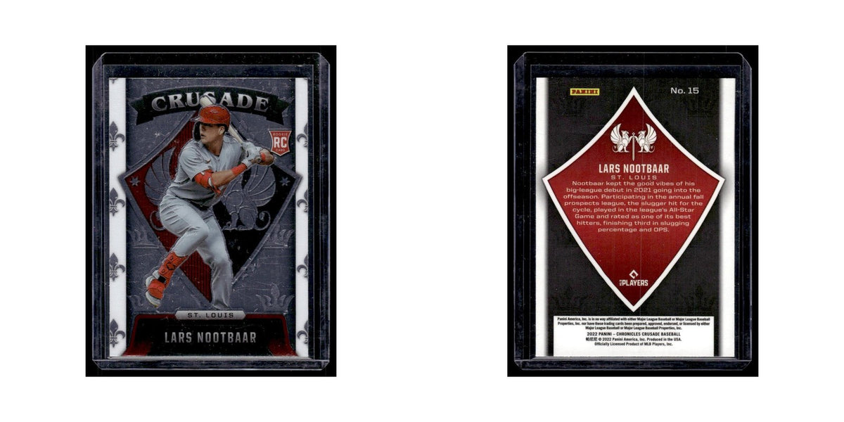 Lars Nootbaar Rookie 2022 Panini Chronicles Crusade #15 St. Louis Cardinals NM