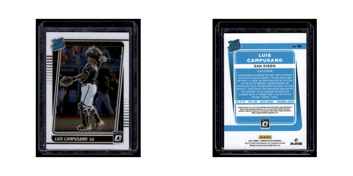 Luis Campusano 2021 Donruss Optic Rated Rookie #66 San Diego Padres NM