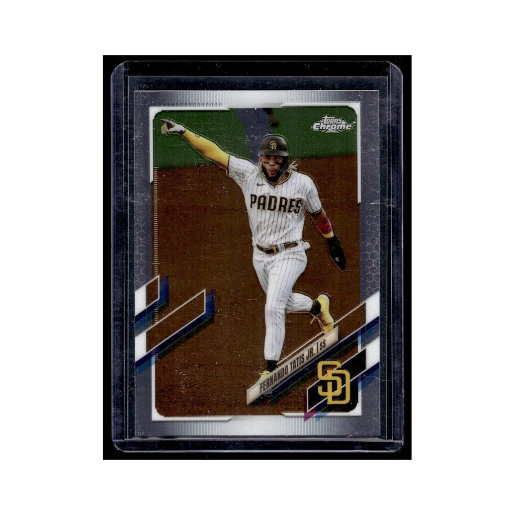 Fernando Tatis Jr. 2021 Topps Chrome #1 San Diego Padres Baseball Card NM