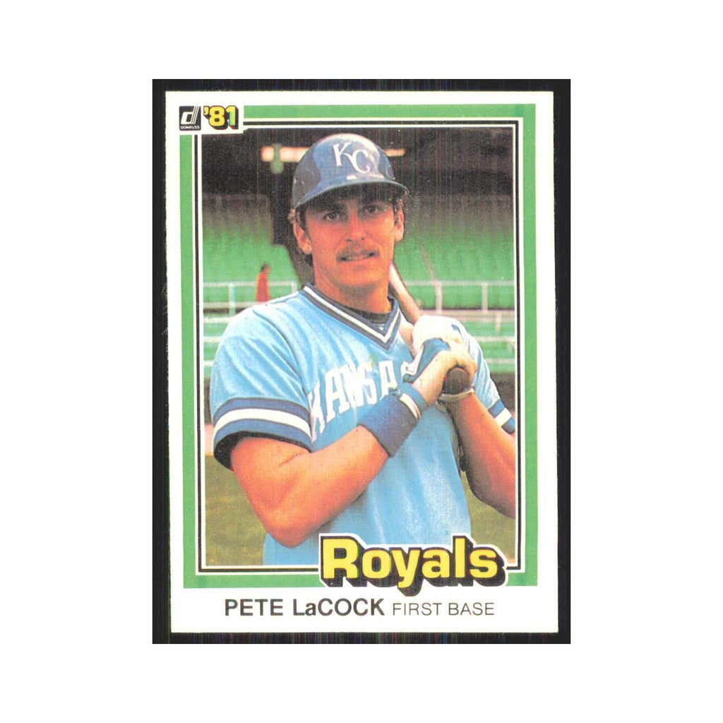 1981 Donruss Pete LaCock Royals #344