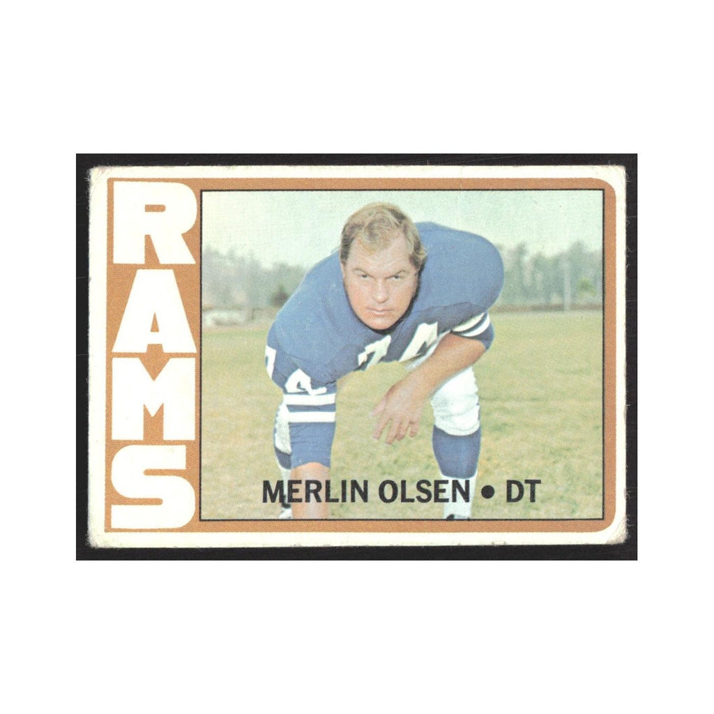 1972 Topps Merlin Olsen Rams #181.0