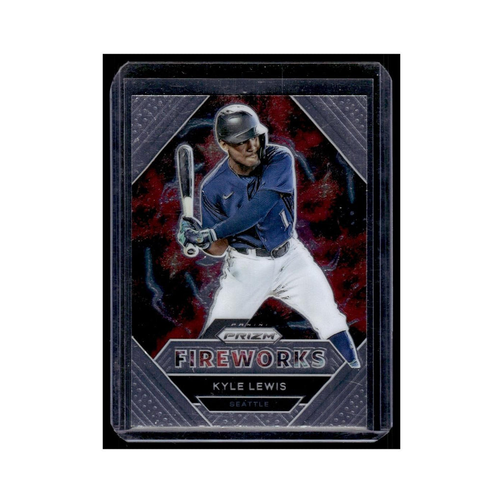 Kyle Lewis 2021 Panini Prizm Fireworks #FW10 Seattle Mariners Baseball Card NM