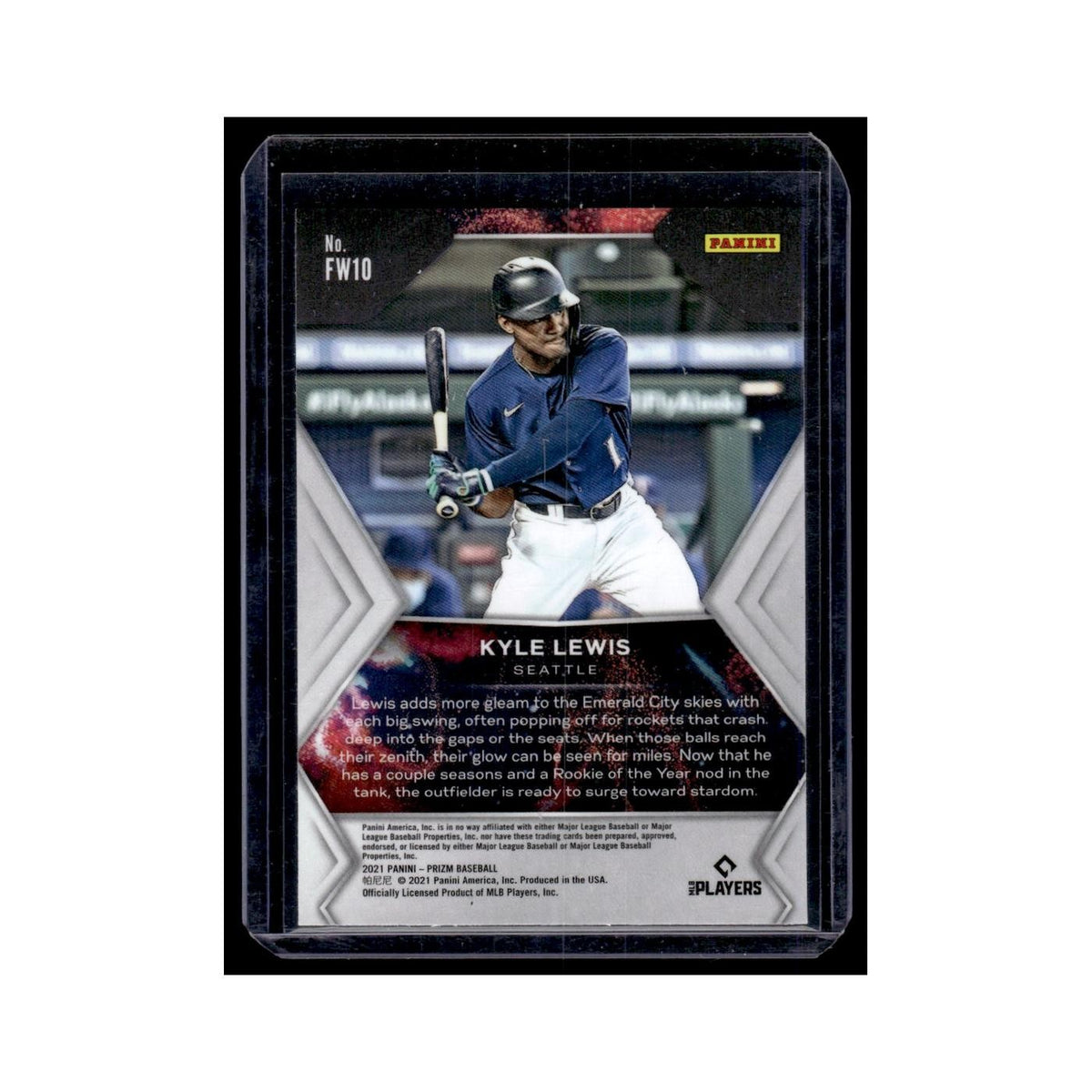 Kyle Lewis 2021 Panini Prizm Fireworks #FW10 Seattle Mariners Baseball Card NM