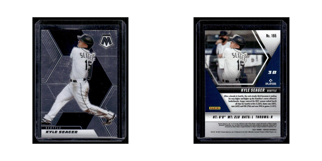 Kyle Seager 2021 Panini Mosaic #165 Seattle Mariners Baseball Card NM