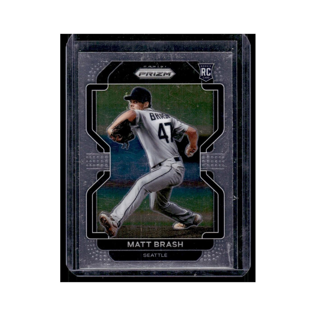 Matt Brash Rookie 2022 Panini Prizm #111 Seattle Mariners Baseball Card NM
