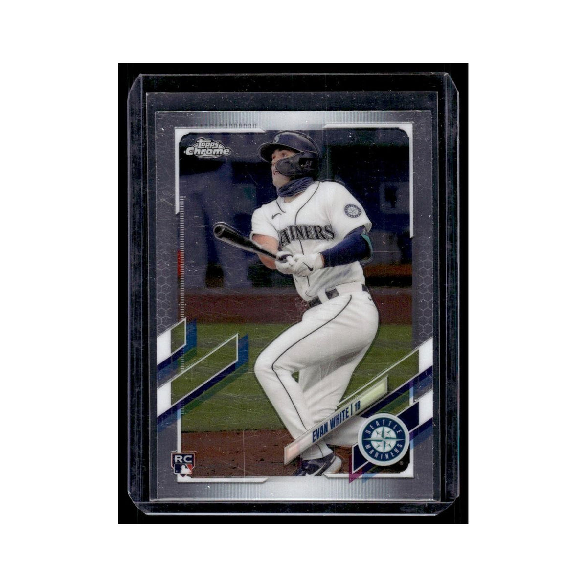 Evan White Rookie 2021 Topps Chrome #61 Seattle Mariners Baseball Card NM