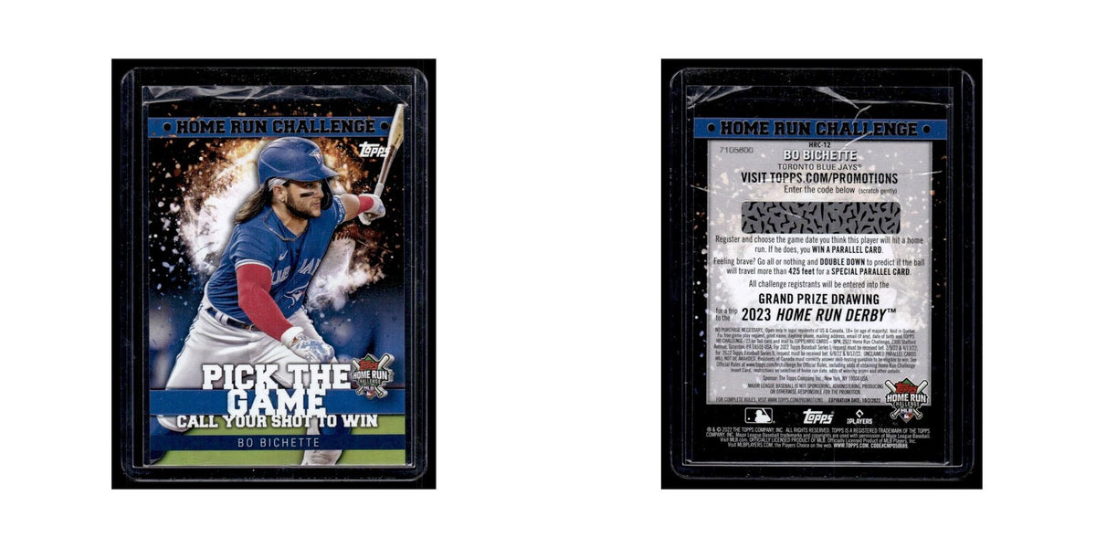 Bo Bichette 2022 Topps Home Run Challenge #HRC-12 Toronto Blue Jays NM