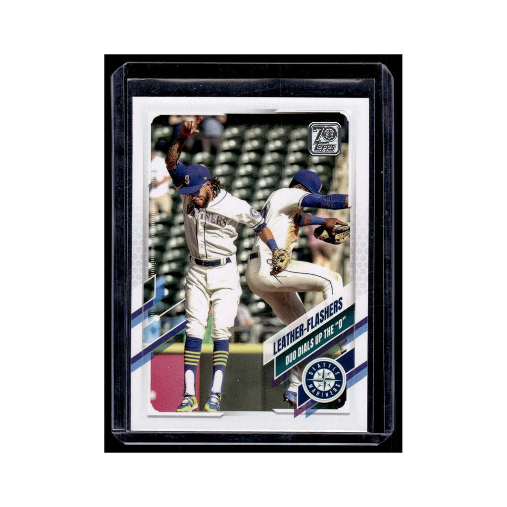 Taylor Trammell   J.P. Crawford 2021 Topps Update #US144 Seattle Mariners NM
