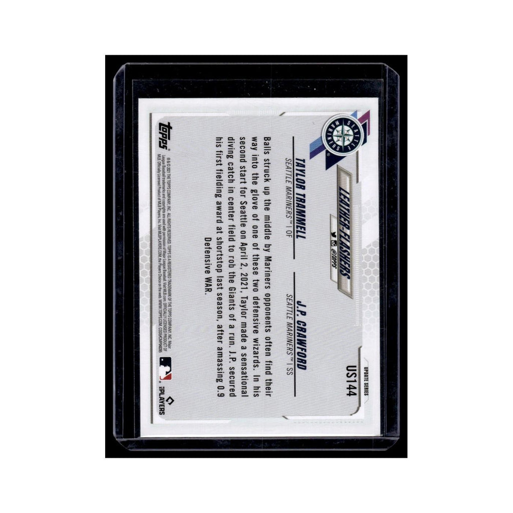 Taylor Trammell   J.P. Crawford 2021 Topps Update #US144 Seattle Mariners NM