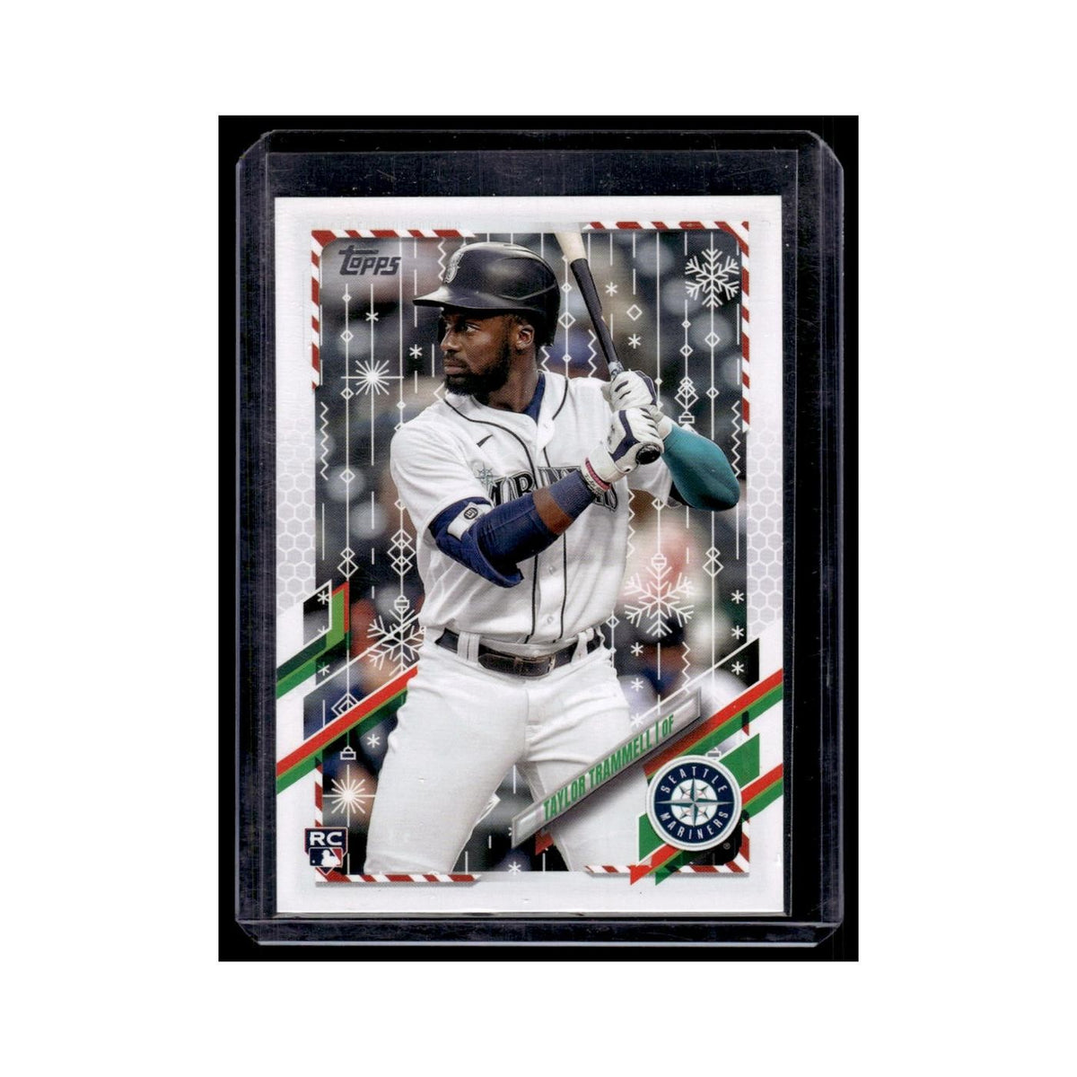 Taylor Trammell Rookie 2021 Topps Holiday #HW154 Seattle Mariners NM