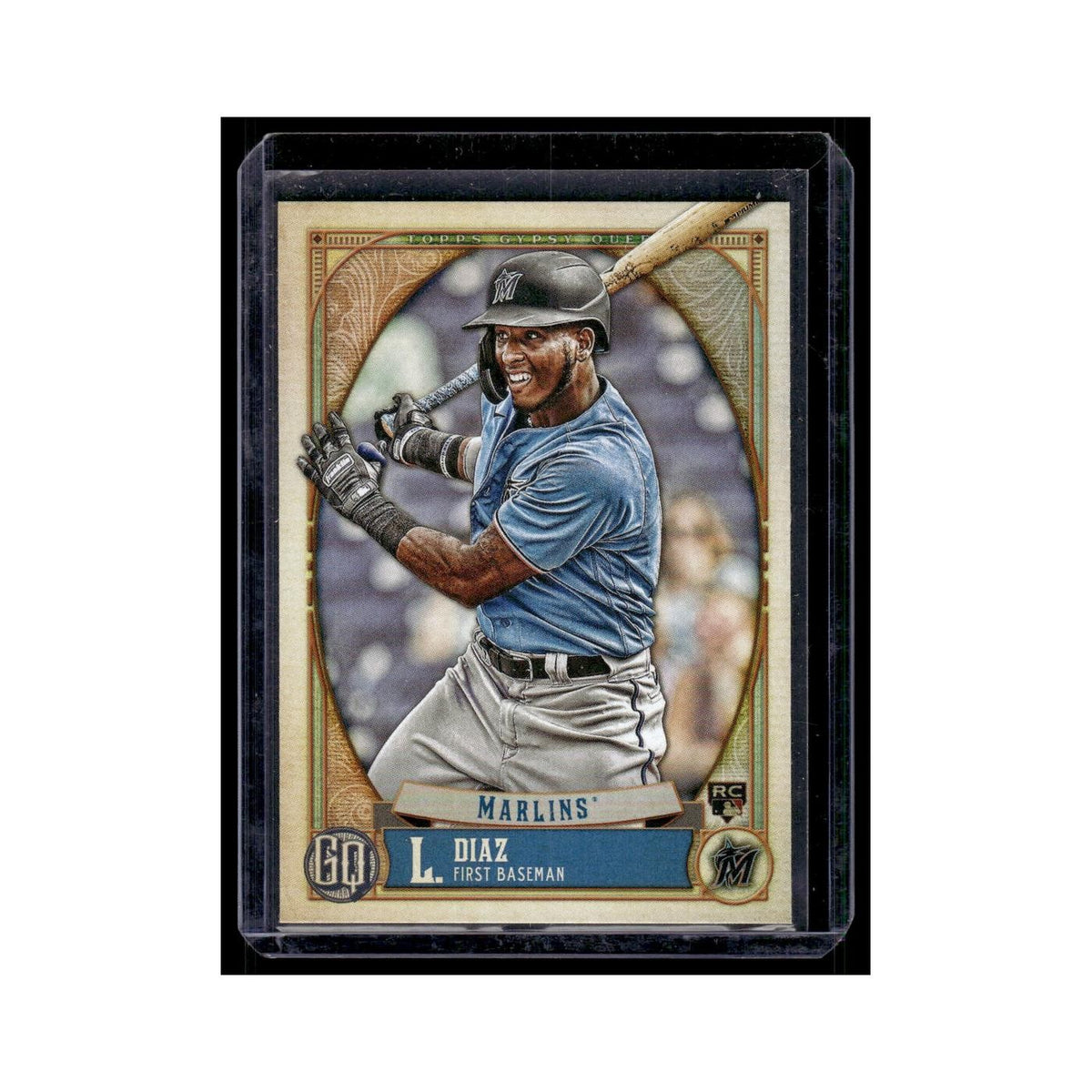 Lewin Diaz Rookie 2021 Topps Gypsy Queen #32 Miami Marlins Baseball Card NM