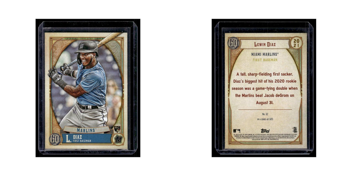 Lewin Diaz Rookie 2021 Topps Gypsy Queen #32 Miami Marlins Baseball Card NM