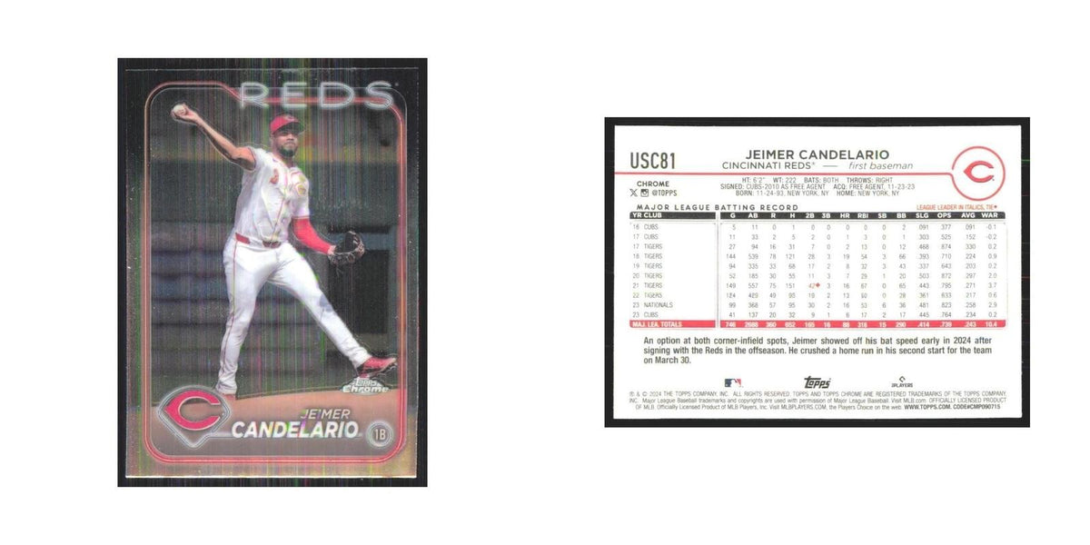2024 Topps Chrome Jeimer Candelario Reds #USC81