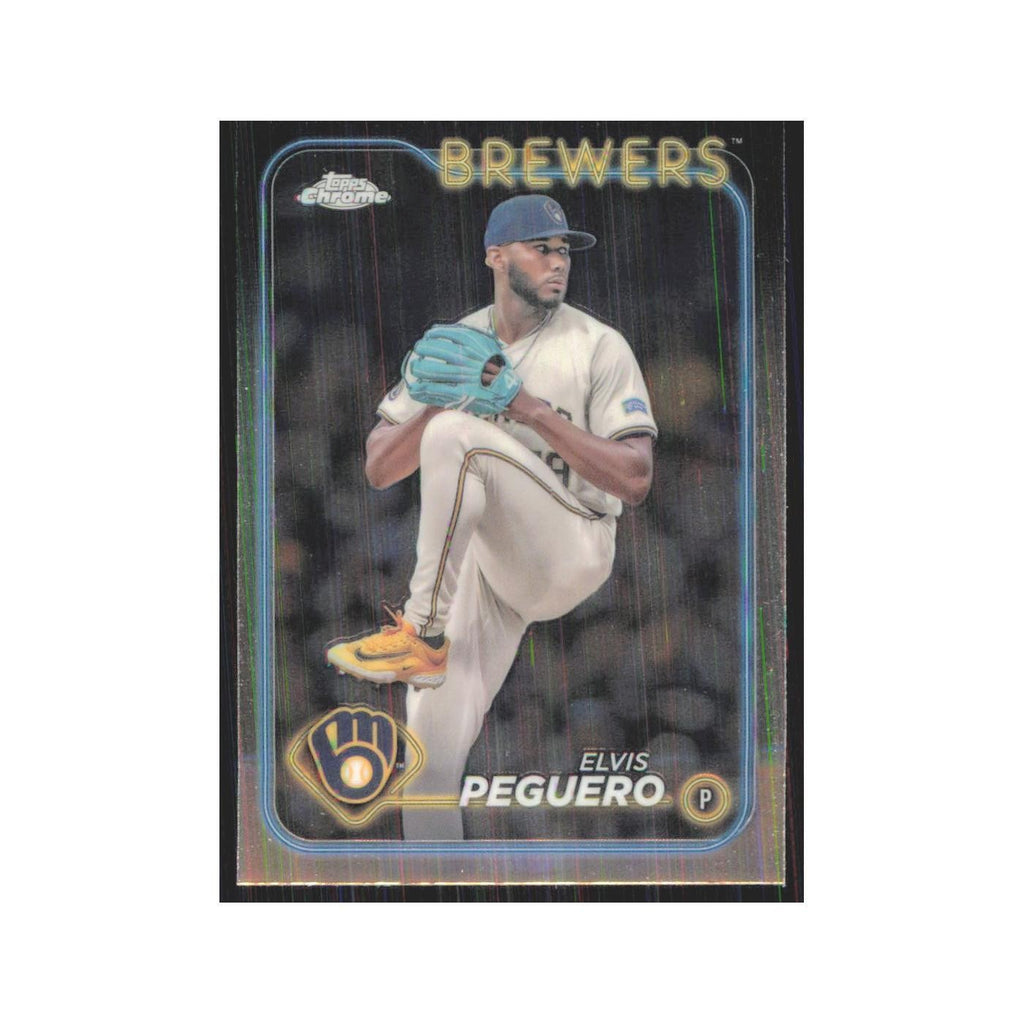 2024 Topps Chrome Elvis Peguero Brewers #USC63