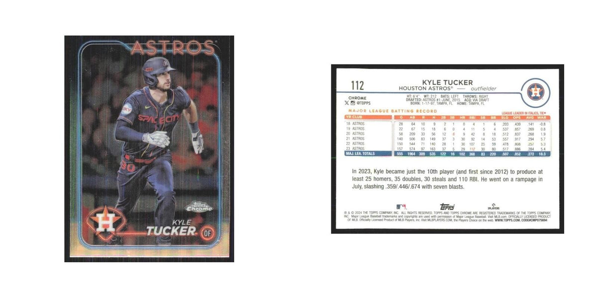 2024 Topps Chrome Kyle Tucker Astros #112