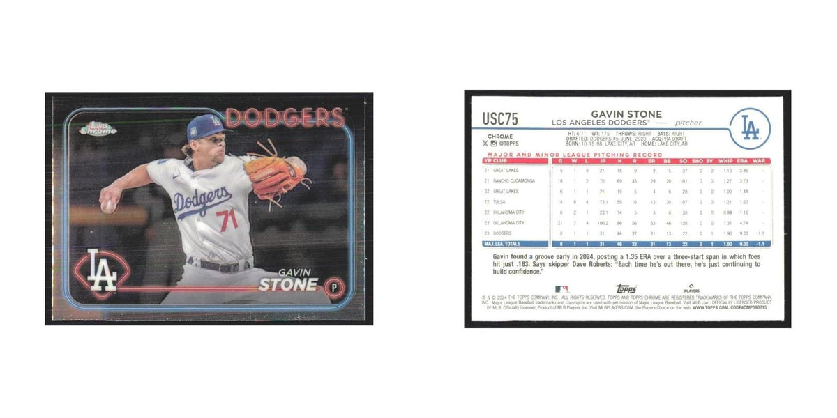 2024 Topps Chrome Gavin Stone Dodgers #USC75