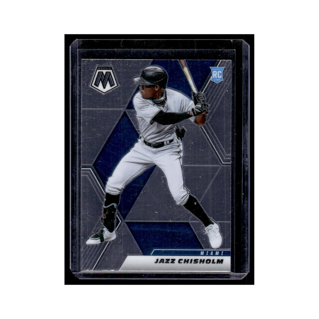 Jazz Chisholm Rookie 2021 Panini Mosaic #243 Miami Marlins Baseball Card NM