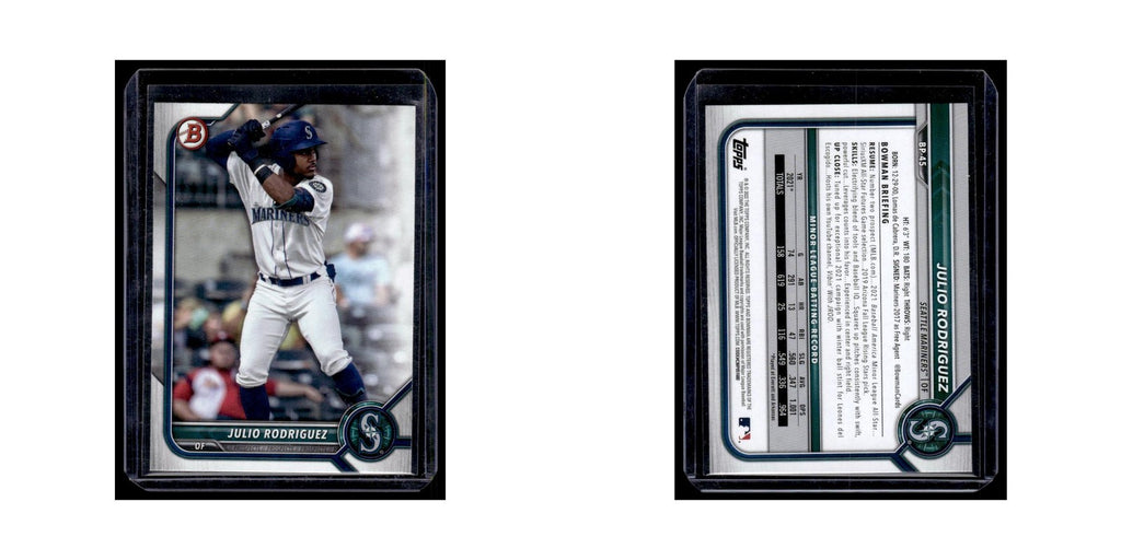 Julio Rodriguez 2022 Bowman Prospects #BP-45 Seattle Mariners Baseball Card NM