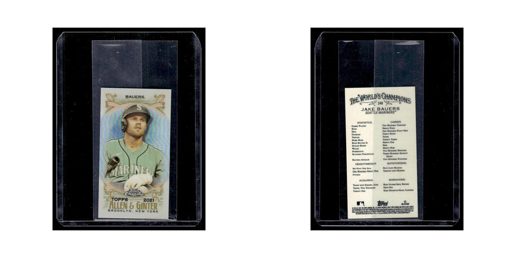Jake Bauers 2021 Topps Allen & Ginter Chrome #248 Seattle Mariners NM