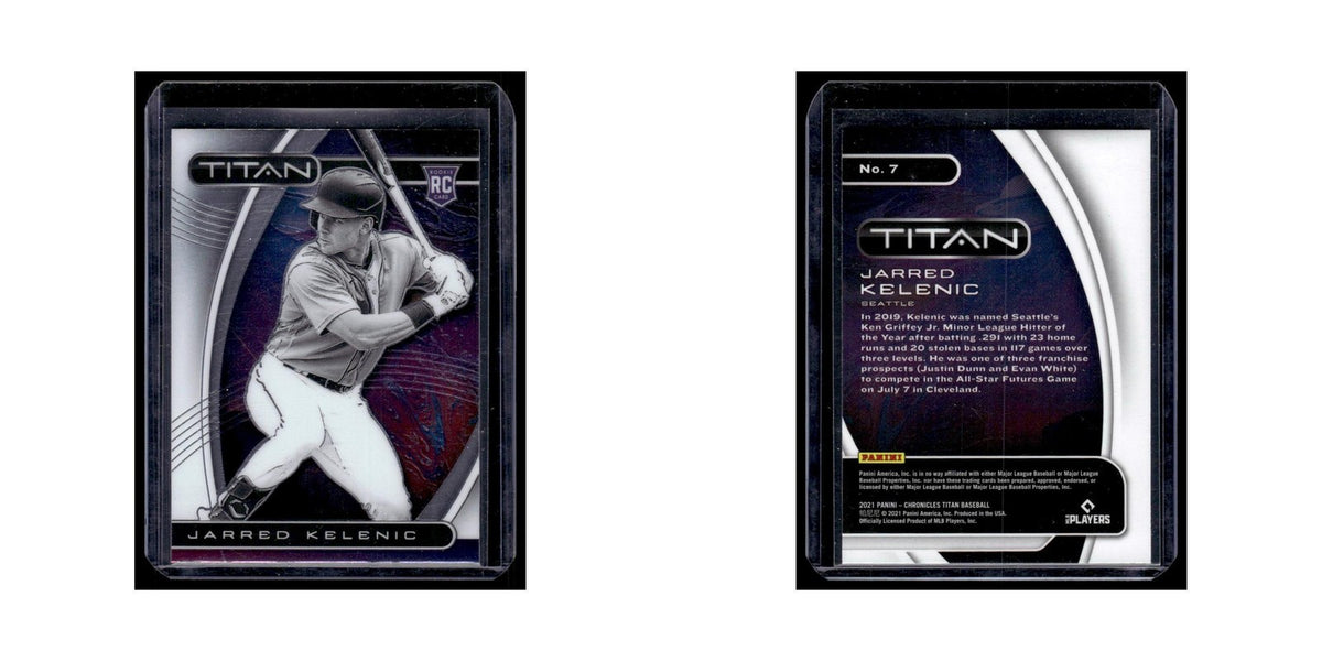 Jarred Kelenic Rookie 2021 Panini Chronicles Titan #7 Seattle Mariners NM