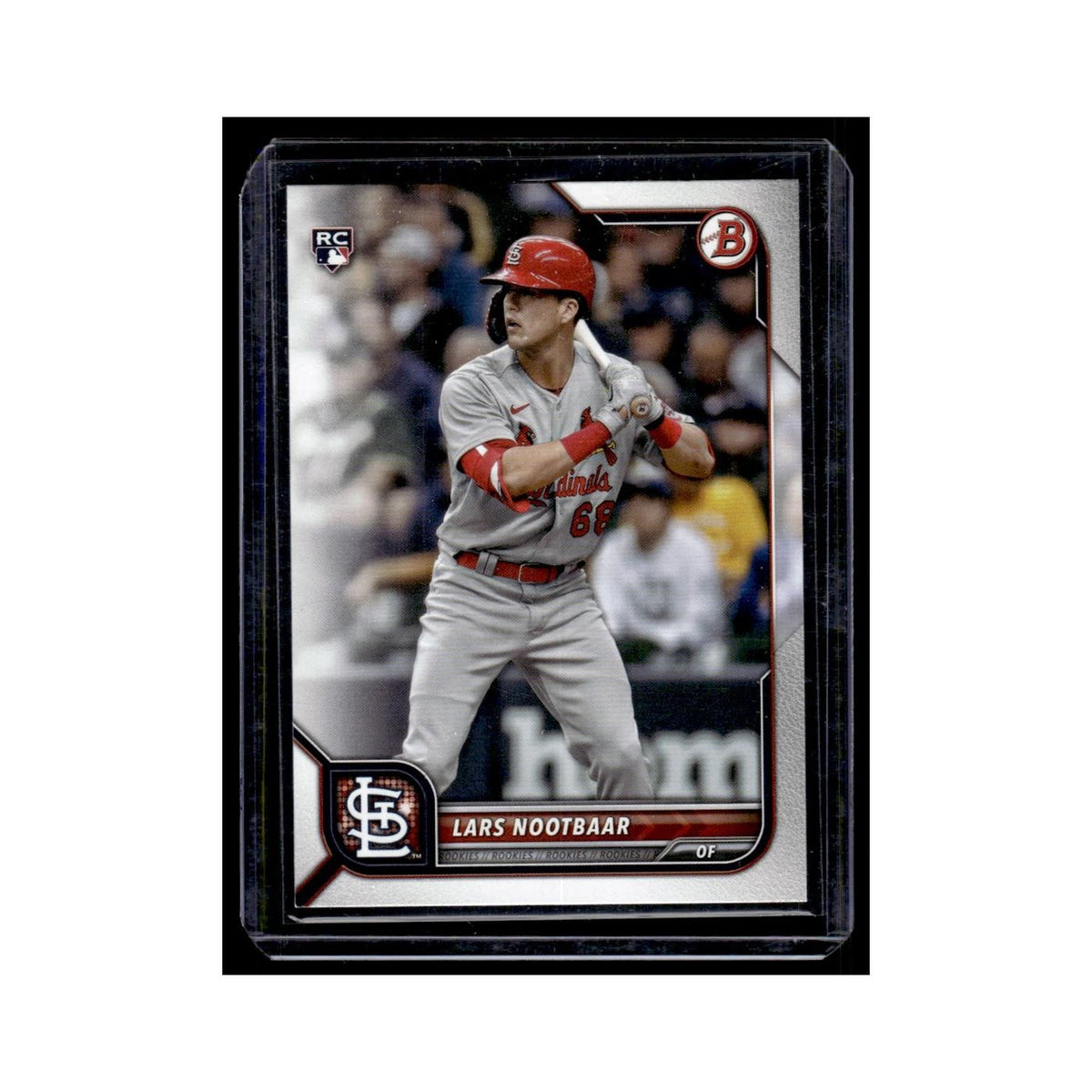 Lars Nootbaar Rookie 2022 Bowman #64 St. Louis Cardinals Baseball Card NM