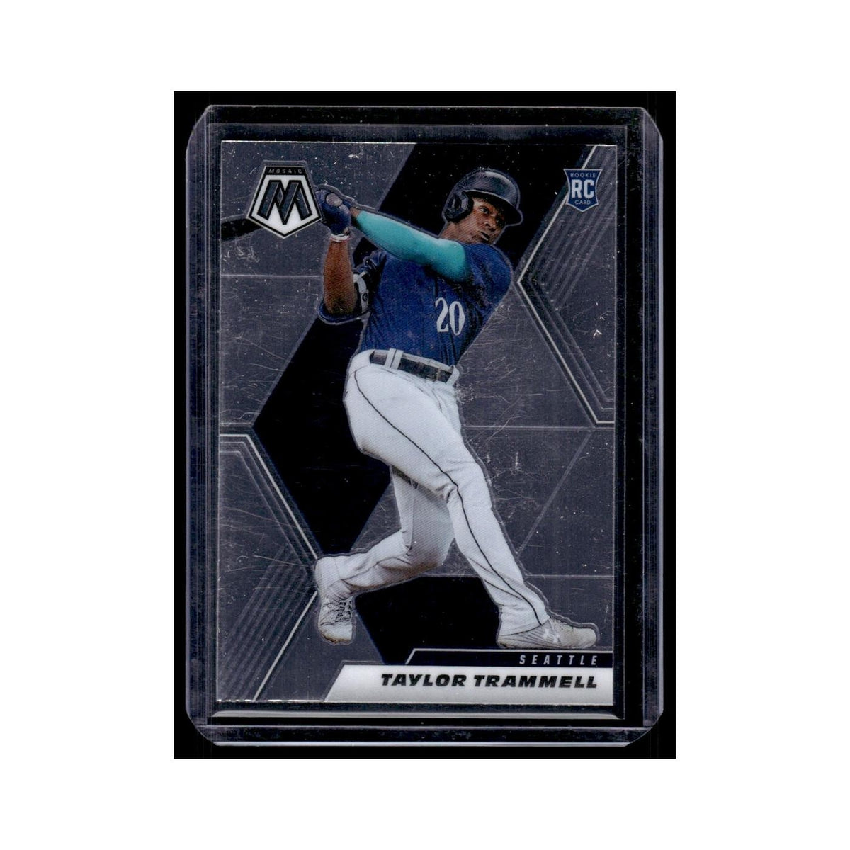 Taylor Trammell Rookie 2021 Panini Mosaic #282 Seattle Mariners Baseball Card NM