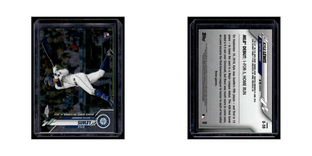 Kyle Lewis Rookie 2020 Topps Chrome Update #U-59 Seattle Mariners NM