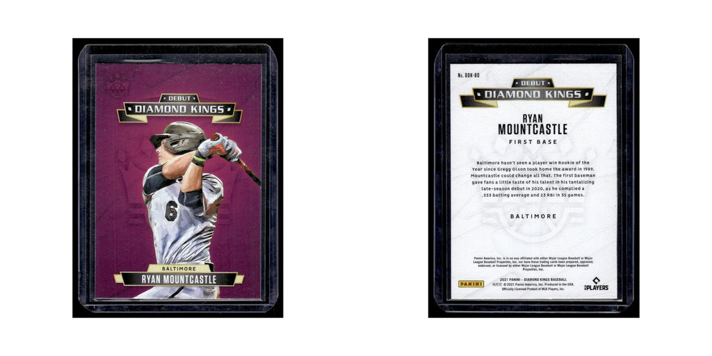Ryan Mountcastle 2021 Panini Diamond Kings Debut #DDK-BO Baltimore Orioles NM