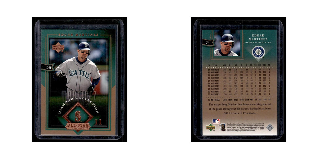 Edgar Martinez 2004 Upper Deck Diamond Collection All-Star Lineup #76 NM