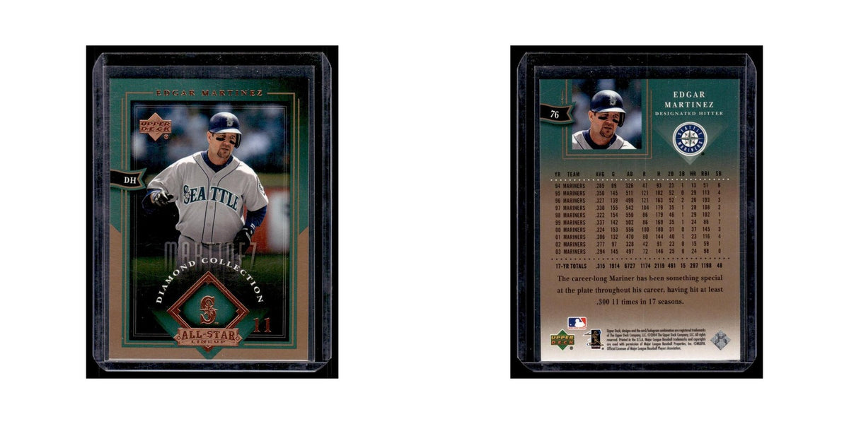Edgar Martinez 2004 Upper Deck Diamond Collection All-Star Lineup #76 NM