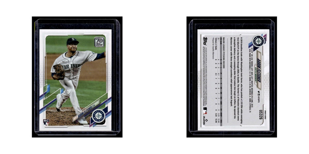 Aaron Fletcher Rookie 2021 Topps Update #US326 Seattle Mariners Baseball Card NM