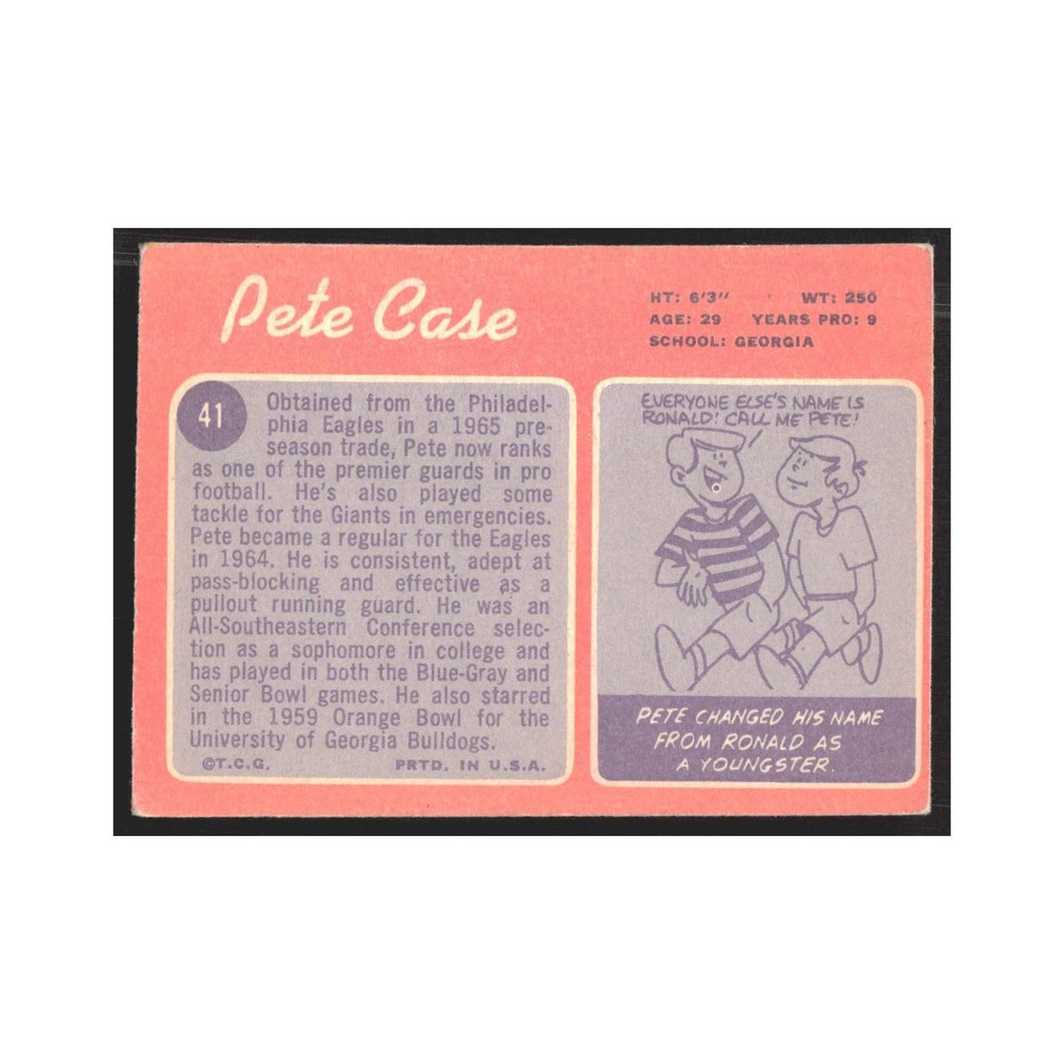 1970 Topps Pete Case Giants #41