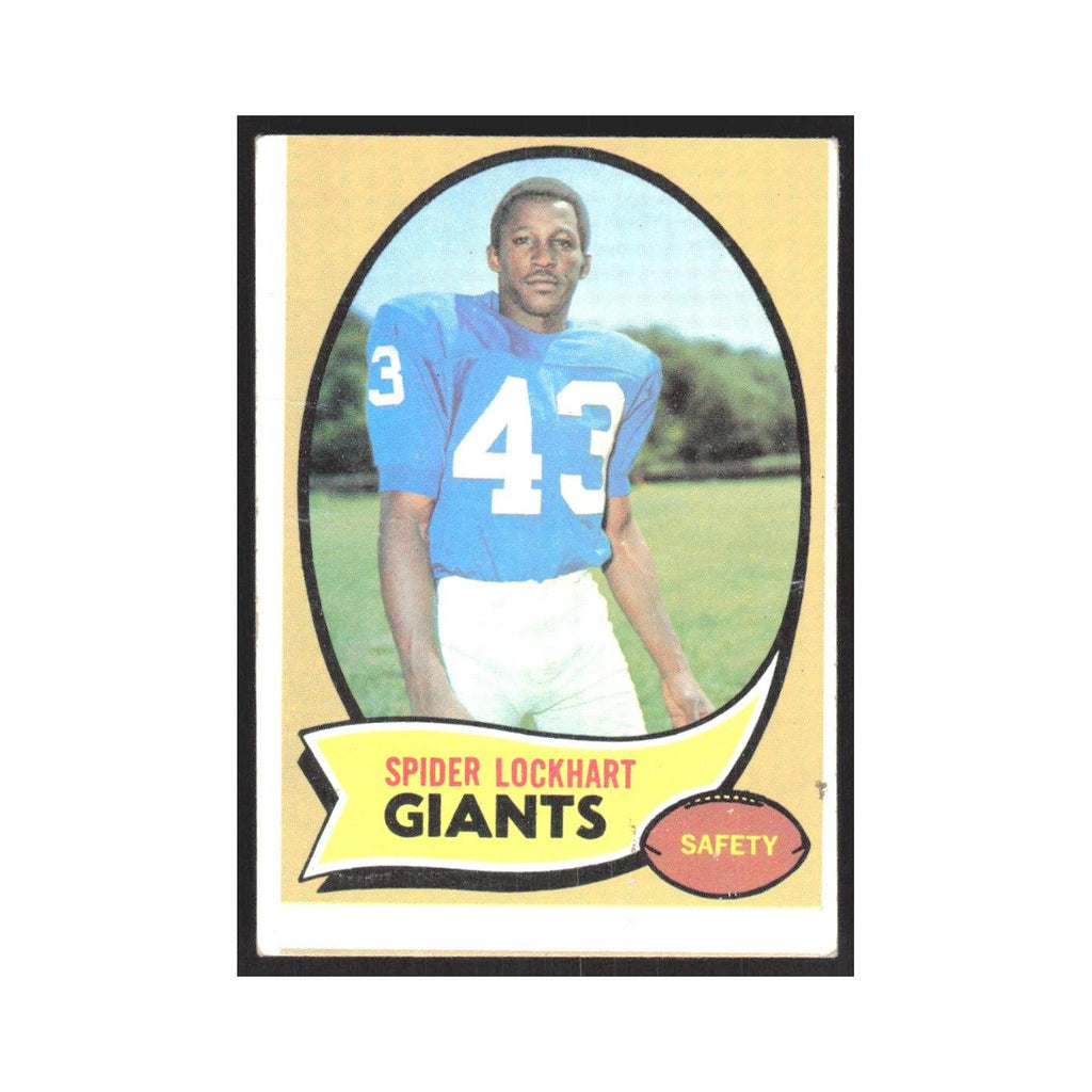 1970 Topps Spider Lockhart Giants #17
