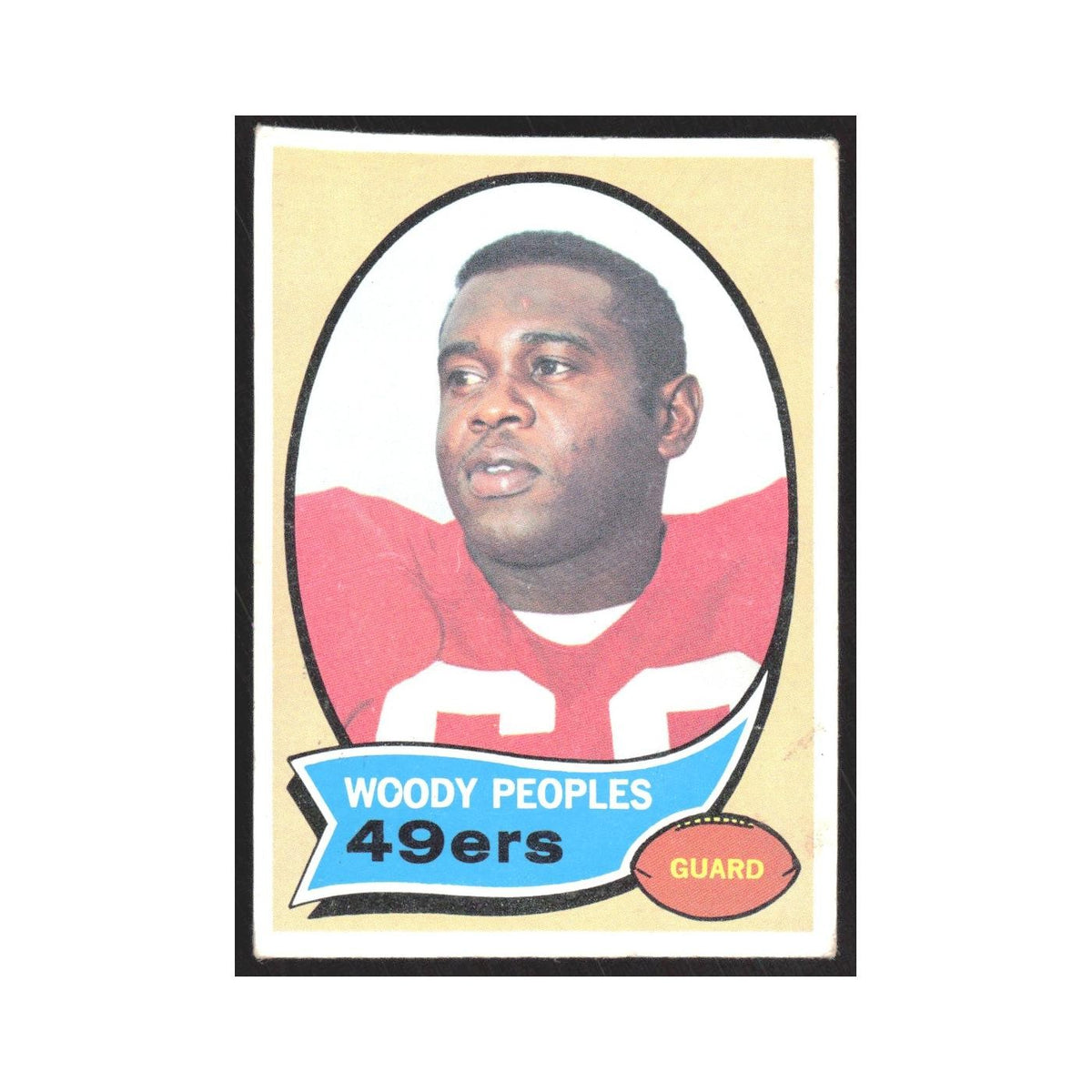 1970 Topps Woody Peoples 49ers #207