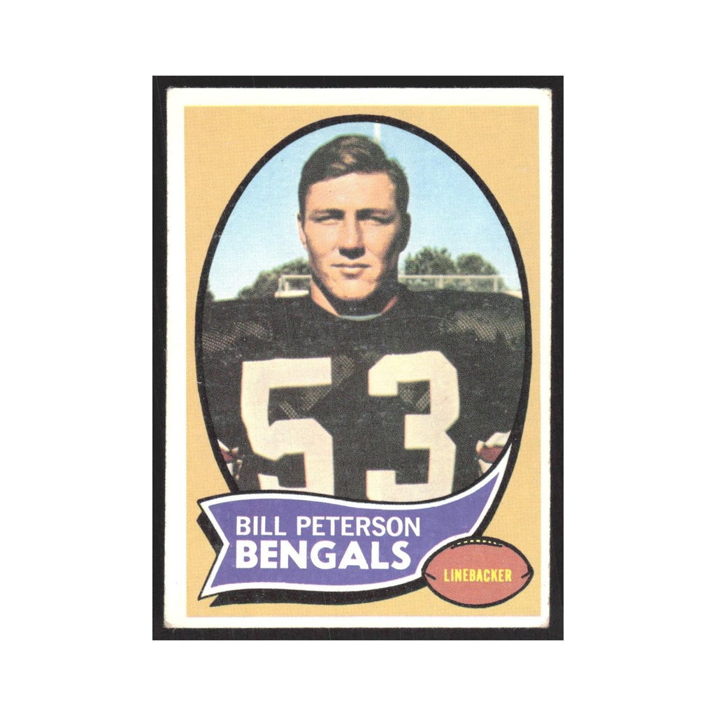 1970 Topps Bill Peterson Bengals #16
