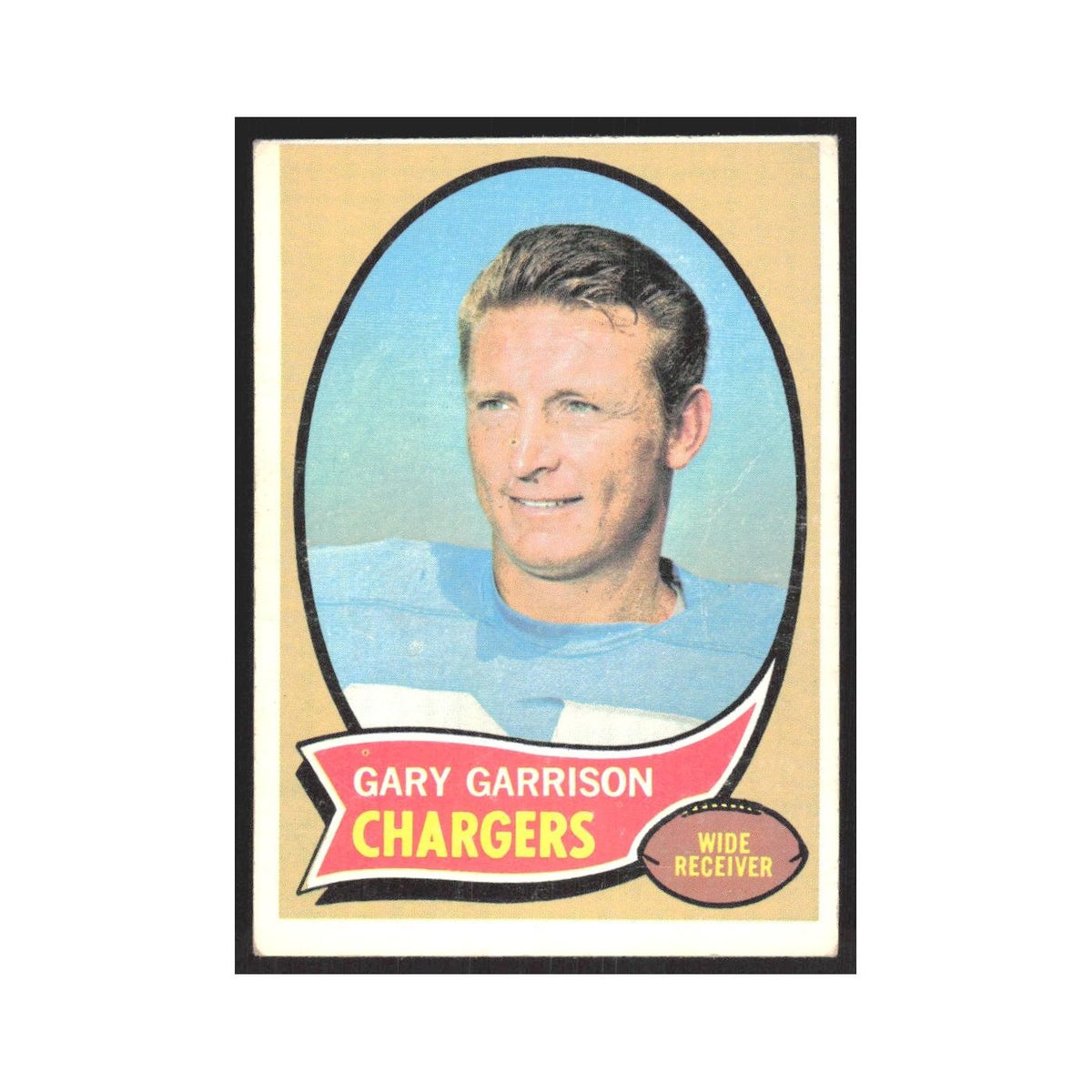 1970 Topps Gary Garrison San Diego Chargers #23