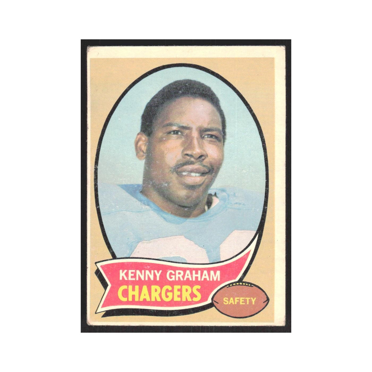 1970 Topps Kenny Graham San Diego Chargers #152