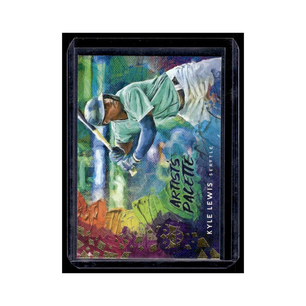 Kyle Lewis 2021 Panini Diamond Kings Artist's Palette #AP-7 Seattle Mariners NM